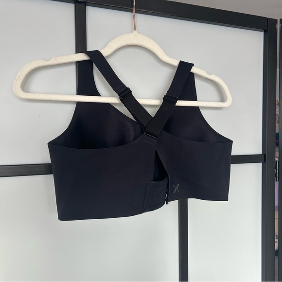 [4] Knix Catalyst High Impact Sports Bra In Black Adjustable Straps Front Zip - Picture 6 of 11